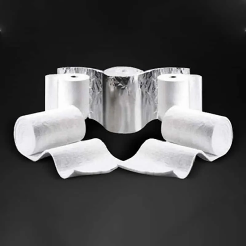 Керамическое волокно одеяло с алюминиевой фольгой используется в морской